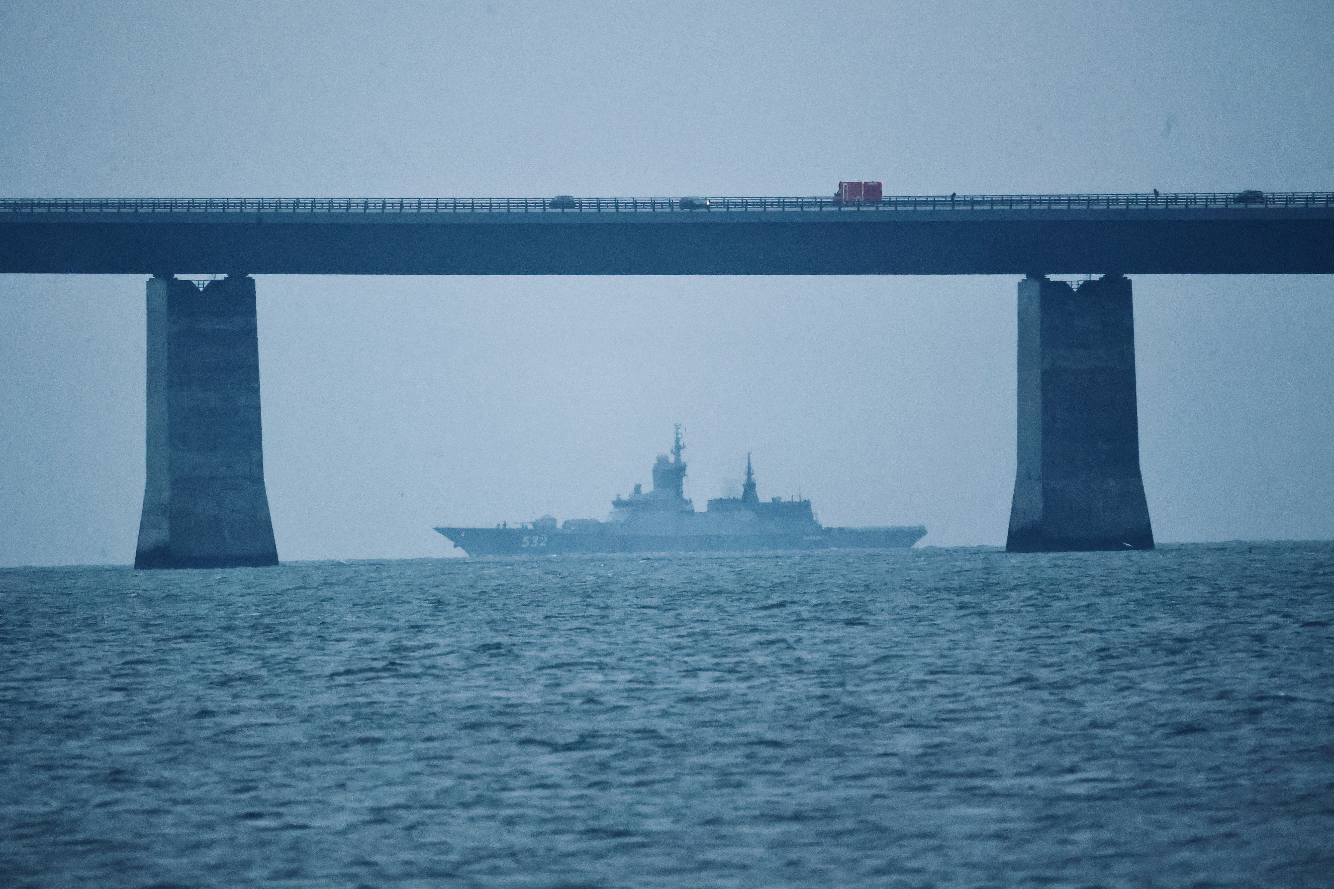 Rússia faz manobra naval no Mar Báltico durante exercícios d
