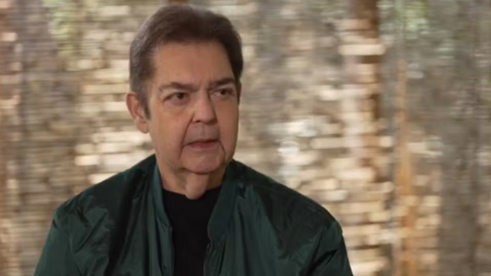 O apresentador Fausto Silva, o Faustão, em entrevista ao "Fantástico" — Foto: Reprodução/TV Globo