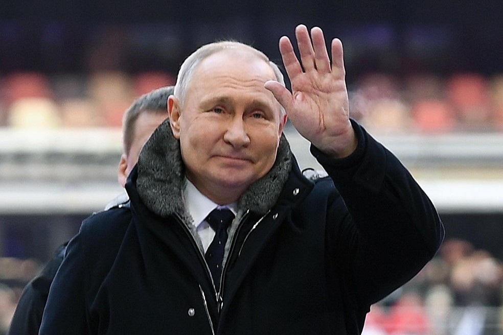 Presidente da Rússia, Vladimir Putin — Foto: Maxim Blinov/AP