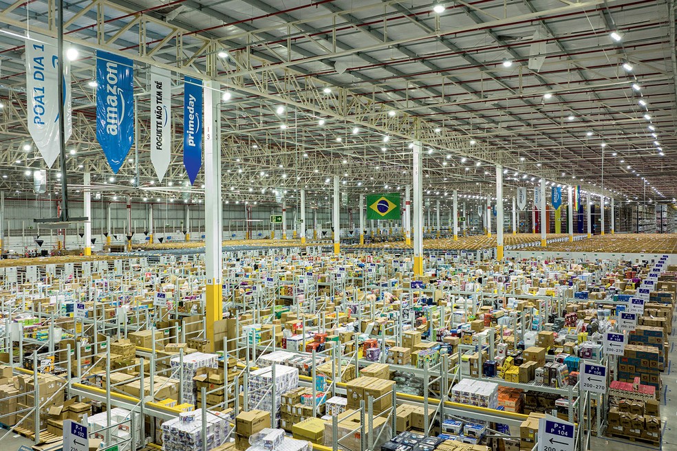 CD da Amazon em Nova Santa Rita (RS) que usa IA — Foto: Divulgação