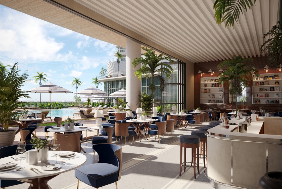 Cipriani Residences, em Miami: “lifestyle” italiano também no mercado norte-americano — Foto: CIPRIANI RESIDENCES/DIVULGAÇÃO