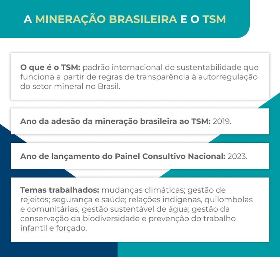 A mineração brasileira e o TSM — Foto: Arte/GLab
