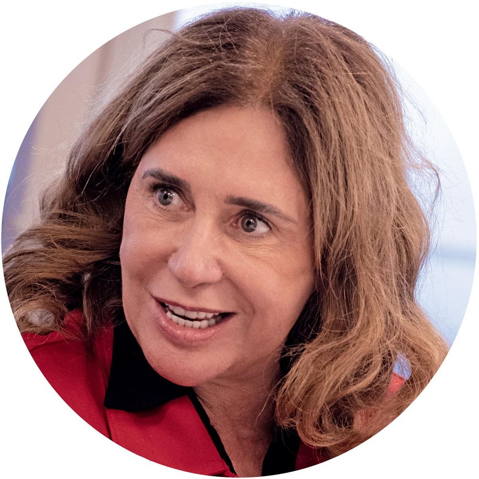 Clau Duarte, diretora de comunicação do Santander Brasil: "É muito menos sobe 'rouba-montes' e muito mais sentido da comunicação" — Foto: Ana Paula Paiva/Valor