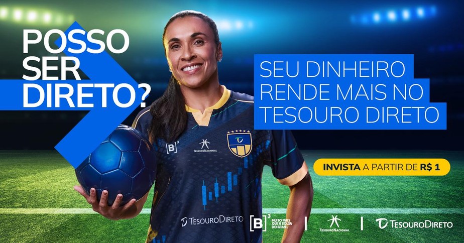 A jogadora Marta estrela a campanha 'Posso ser Direto' em TV aberta, plataformas de streaming e redes sociais