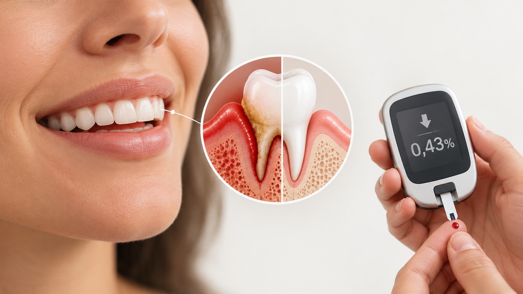 Tratar a gengiva ajuda no controle do diabetes