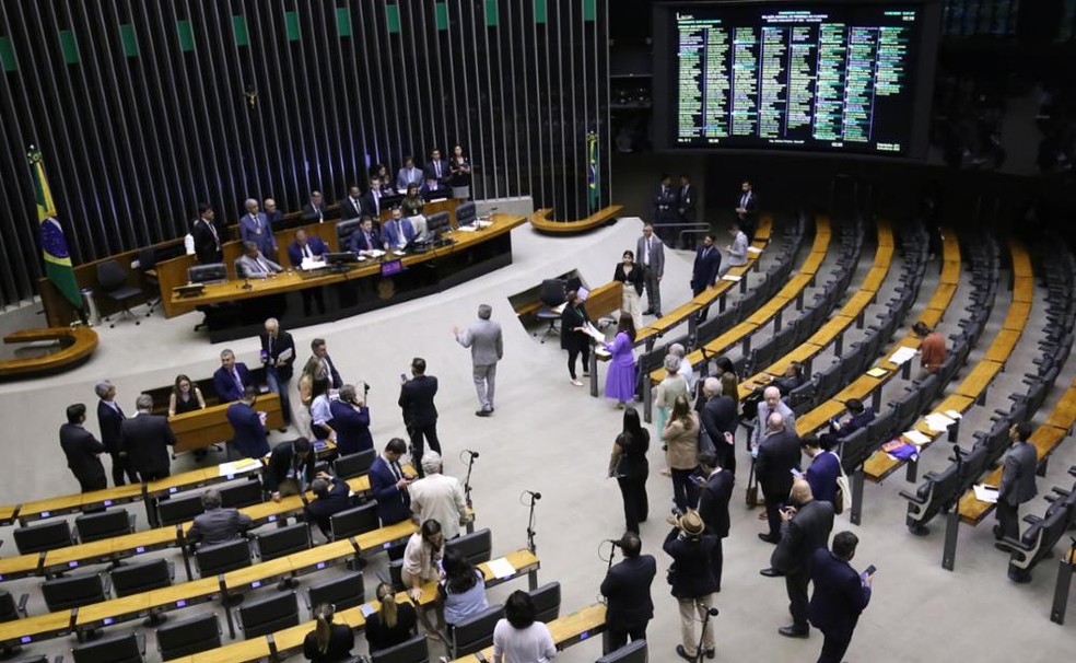 Sessão conjunta do Congresso Nacional — Foto: Kayo Magalhães/Câmara dos Deputados