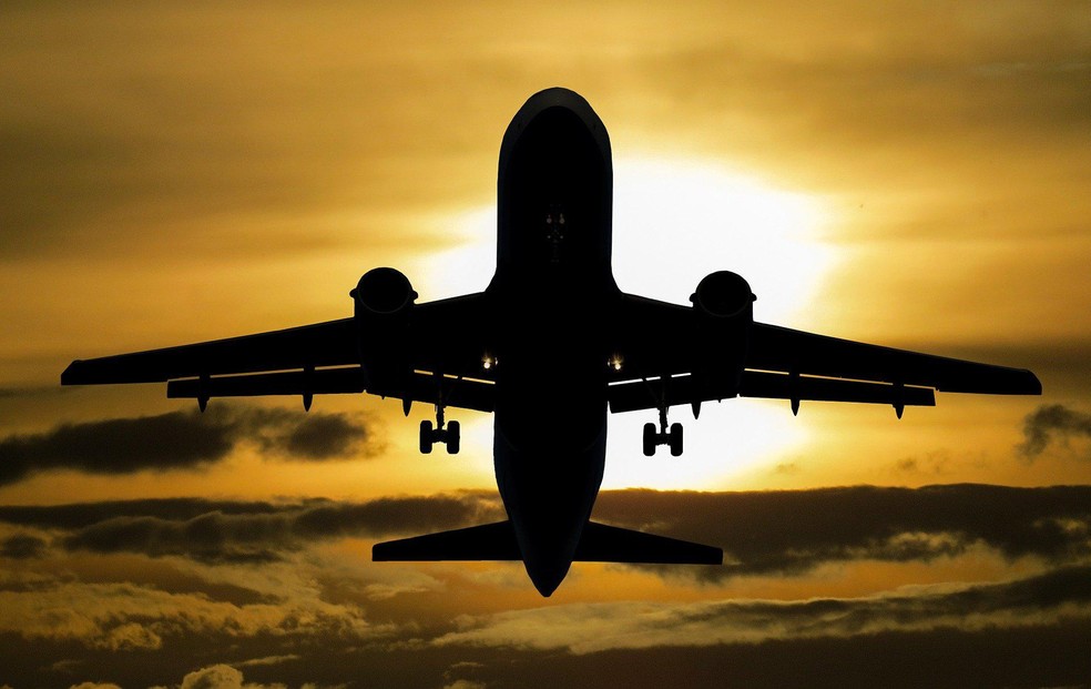 avião; aviação; voos; viagem aérea — Foto: Pixabay