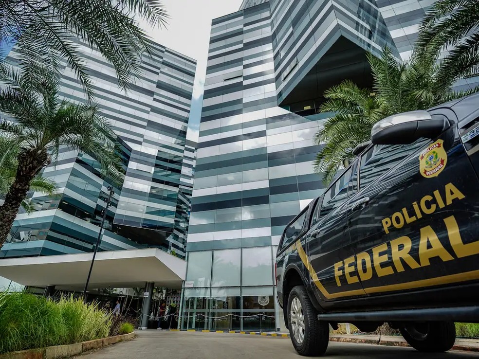 Fachada do Prédio da Polícia Federal em Brasília — Foto: Rafa Neddermeyer/Agência Brasil