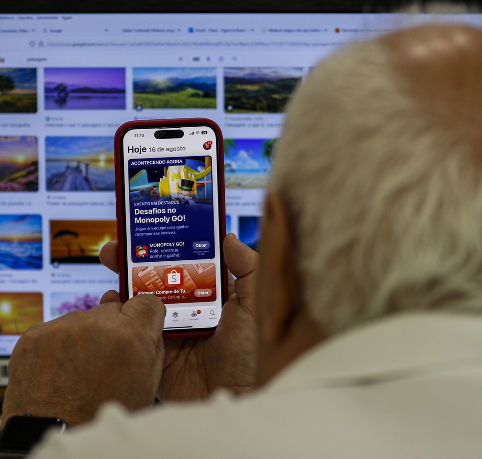 Simplicidade e legibilidade melhoram acesso a dispositivos eletrônicos — Foto: Joédson Alves/Agência Brasil