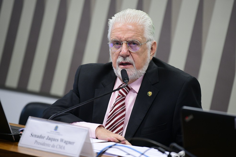 Senador Jaques Wagner (PT-BA) — Foto: Pedro França/Agência Senado