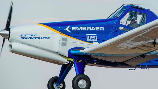 Embraer vai mostrar seu avião elétrico ao público pela primeira vez
