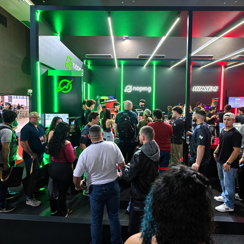 NoPing marca presença no evento Pichau Arena 2026 - Foto