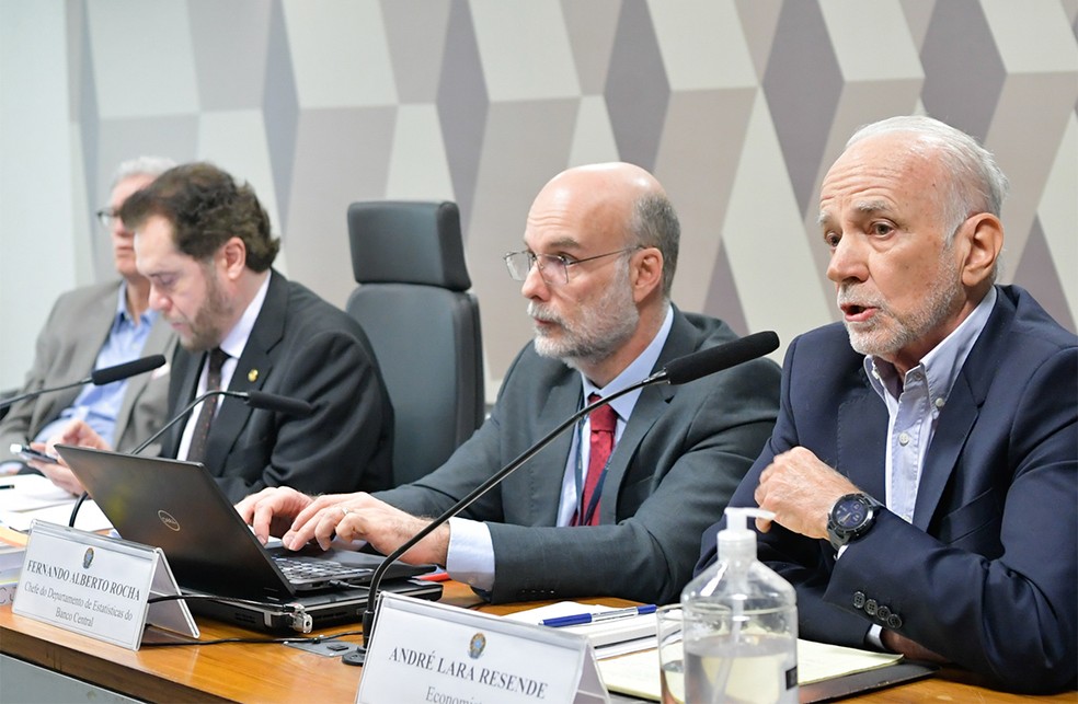 Audiência na CCJ do Senado: ex-presidentes do BC e especialistas acreditam que PEC traz tranquilidade à instituição — Foto: Geraldo Magela/Agência Senado