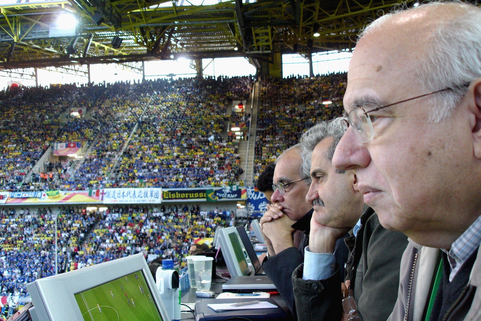 Luis Fernando Verissimo na Copa do Mundo de 2006— Foto: Agência O Globo
