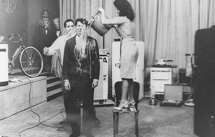 Silvio Santos no ‘Clube dos Quinze’ da TV Tupi, em 1976 — Foto: Divulgação