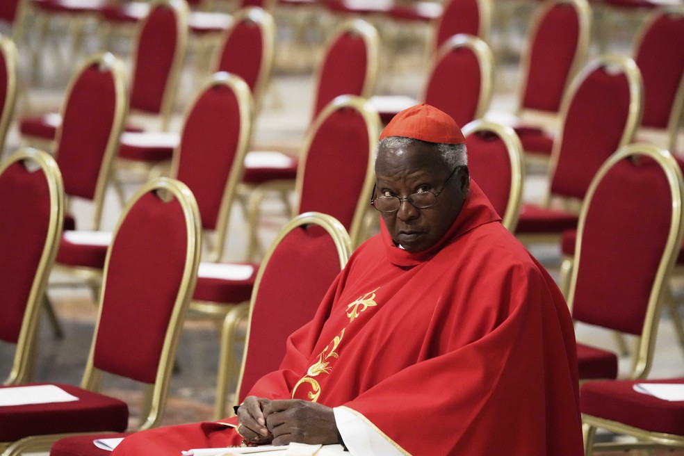 Arcebispo Njue — Foto: Reprodução: Gregorio Borgia/AP Photo