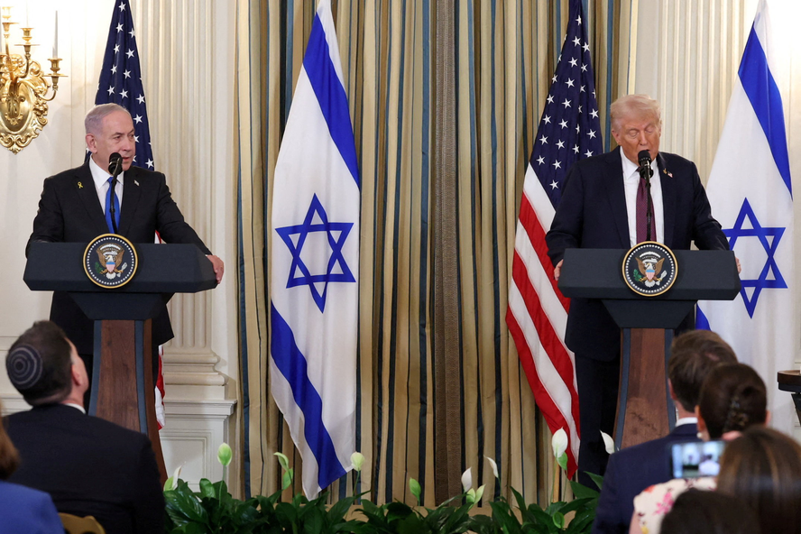 Com apoio de Netanyahu, Trump apresenta plano para paz em Gaza | Mundo |  Valor Econômico