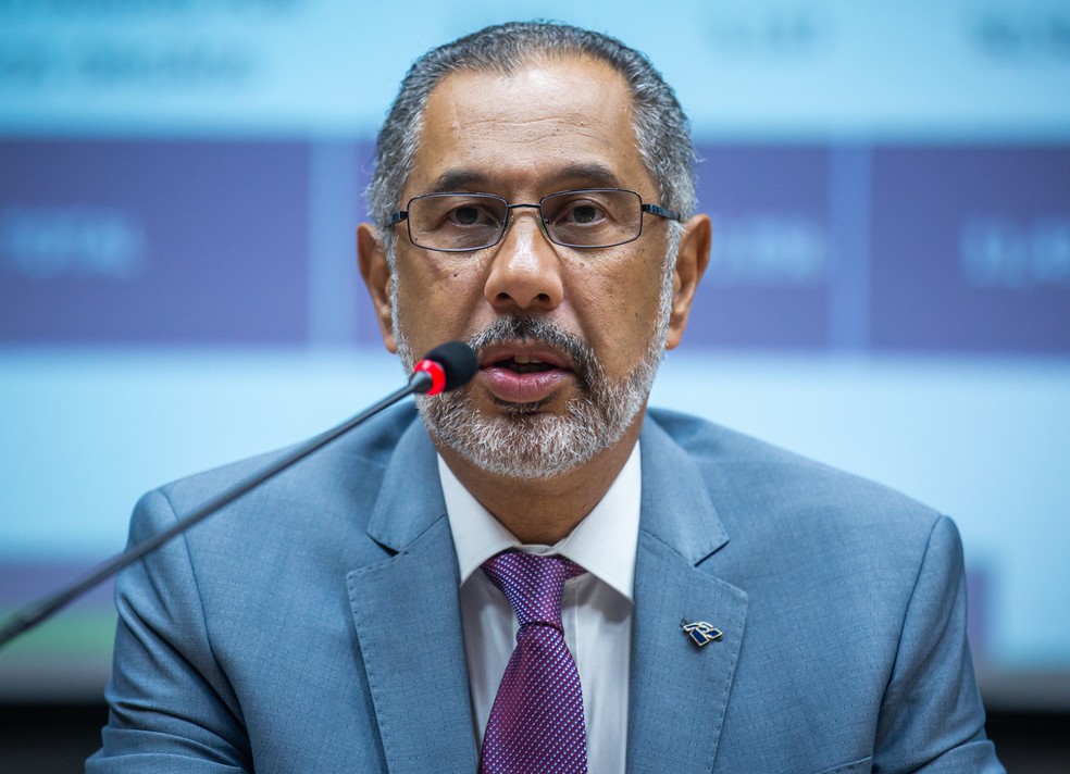 Claudemir Malaquias, da Receita Federal: “Enquanto as águas não baixarem, é difícil ter uma estimativa econômica” do impacto do RS na arrecadação — Foto: Diogo Zacarias/MF