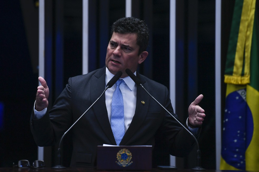 Sergio Moro, senador pelo União Brasil-PR — Foto: Edilson Rodrigues/Agência Senado