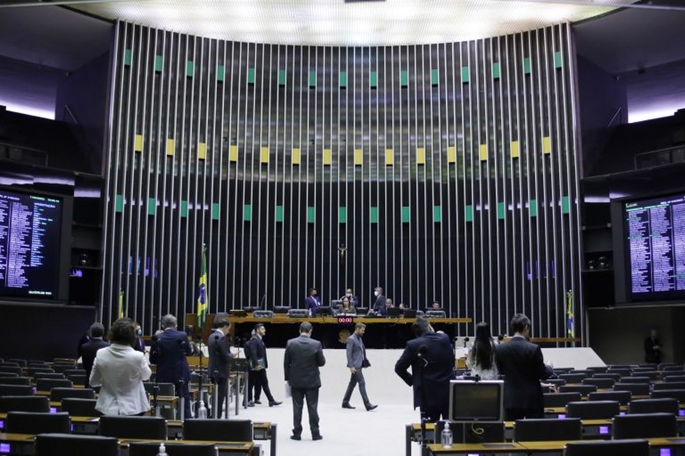 Sessão Deliberativa do Plenário da Câmara dos Deputados, em Brasília — Foto: Paulo Sérgio/Câmara dos Deputados