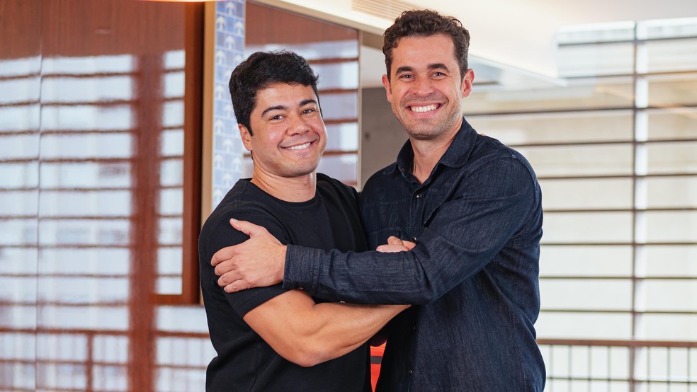  Felipe Criniti, fundador da Box Delivery, e Sebastian Mejia, cofundador e diretor-presidente da Rappi — Foto: Divulgação Rappi