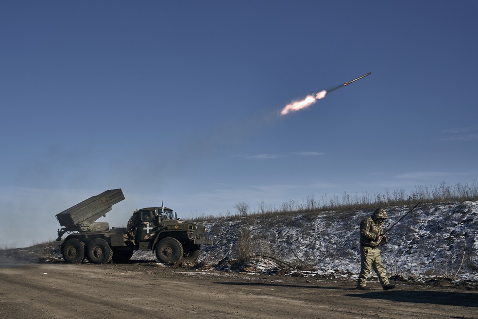Guerra entre Rússia e Ucrânia — Foto: Libko/AP