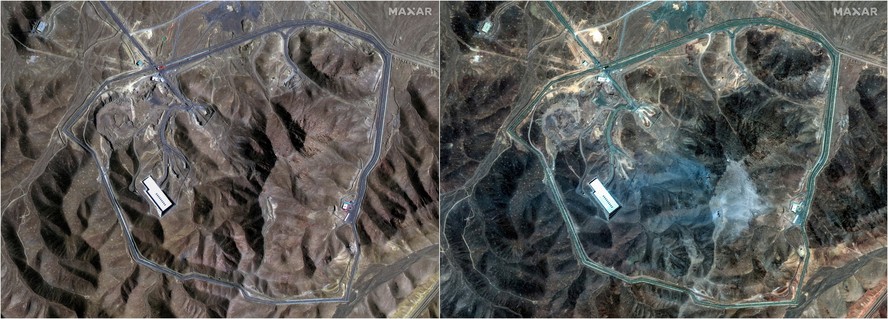 Imagens de satélite indicam menos danos a centrais do Irã do que os  alegados por Trump | Mundo | Valor Econômico