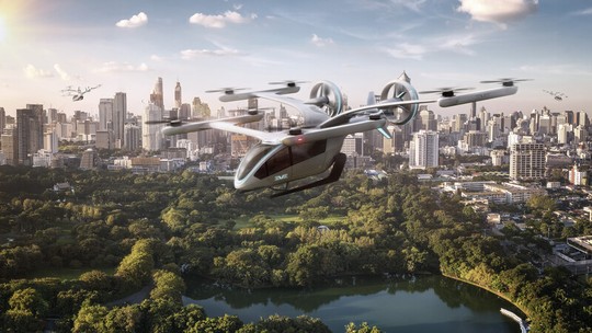 Eve vai iniciar montagem de protótipo de ‘carro voador’ em 2023