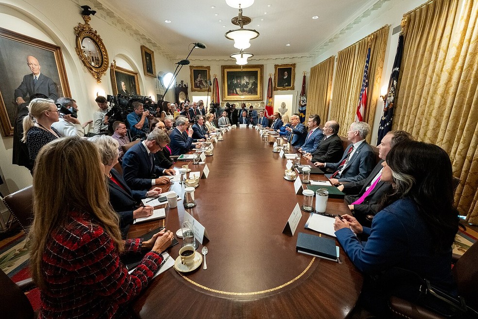 Trump administration Cabinet meeting at the White House – Photo: Disclosure/Casa Branca