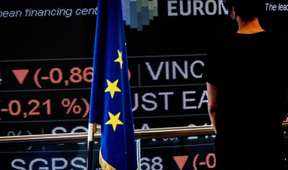 Euronext NV Paris Exchange; bolsas da Europa; bolsas europeias — Foto: Cyril Marcilhacy/Bloomberg