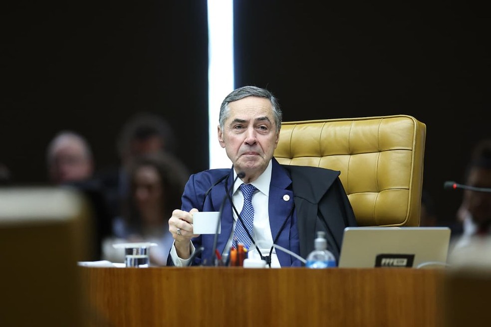 Ministro Luís Roberto Barroso em seu último dia no STF