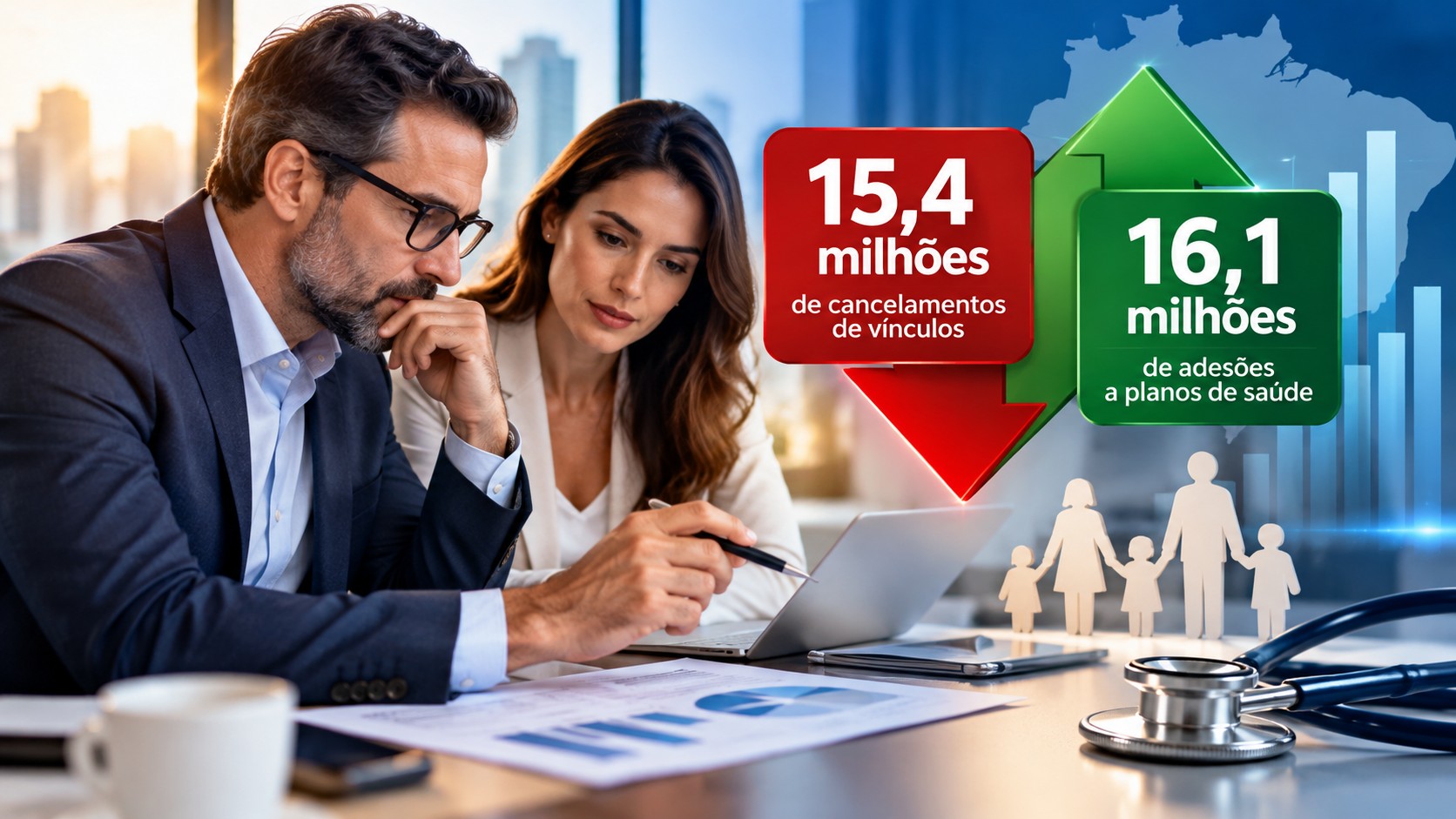 Planos de saúde somam 15,4 milhões de cancelamentos em 1 ano