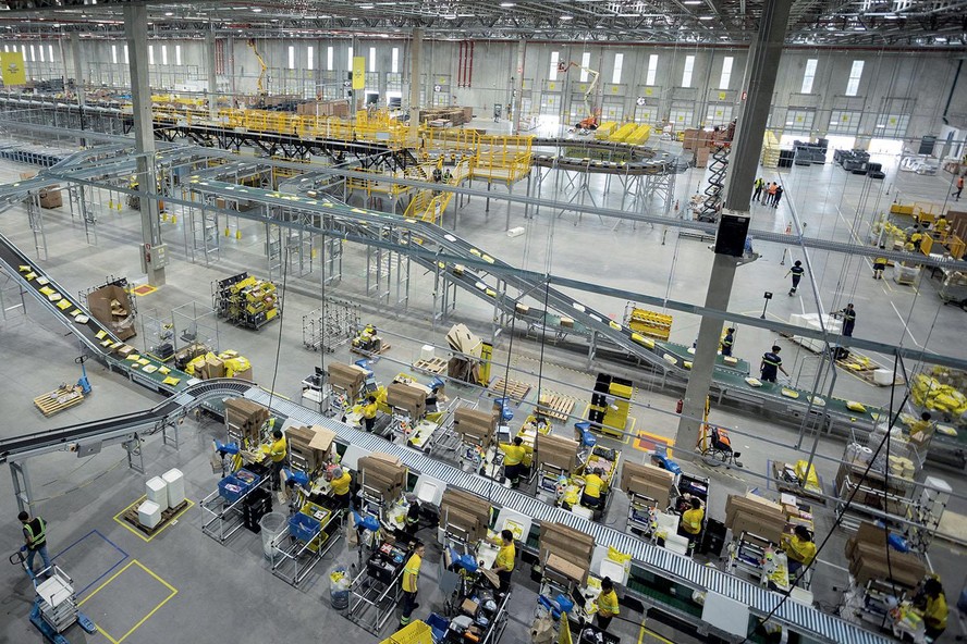 Centro de distribuição do Mercado Livre