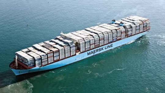 Maersk aumenta metas mesmo com continuidade de tensões no Mar Vermelho