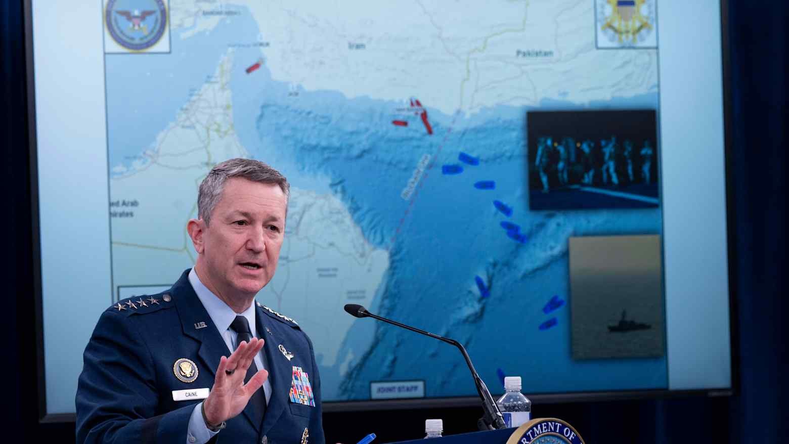 Mais de 10 mil soldados americanos estão reforçando bloqueio ao Irã, diz Pentágono