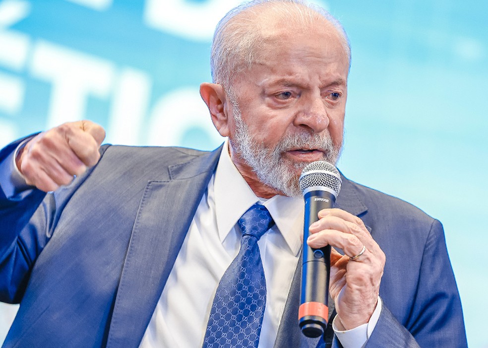 Para o presidente Lula, a situação climática está pior do que em qualquer outro momento, citando principalmente os casos de seca no Pantanal e na Amazônia — Foto: Ricardo Stuckert/PR