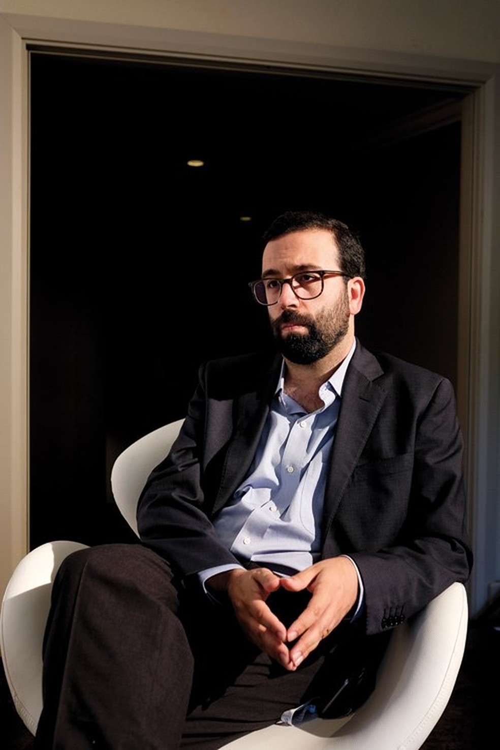 Ricardo Reis, economista, em evento.