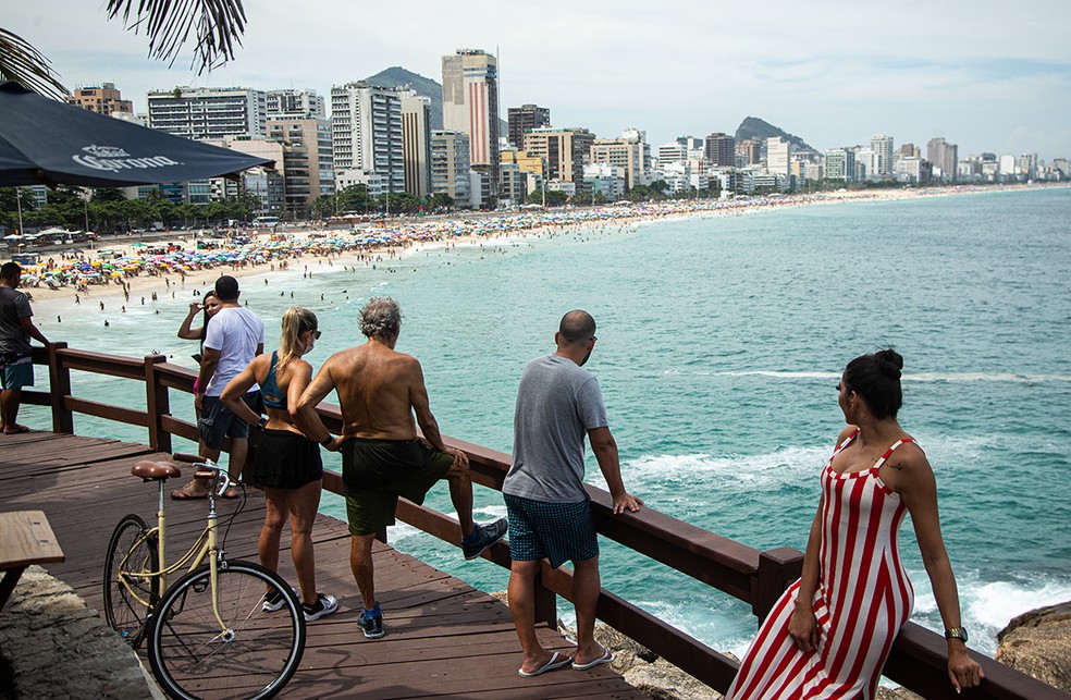 Turismoo: o setor de viagens e turismo deverá representar 7,8% do PIB nacional este ano — Foto: Hermes de Paula/Agência O Globo
