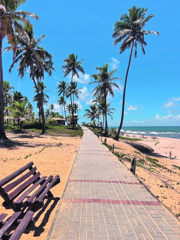 Como um dos primeiros resorts do Brasil, no litoral da Bahia