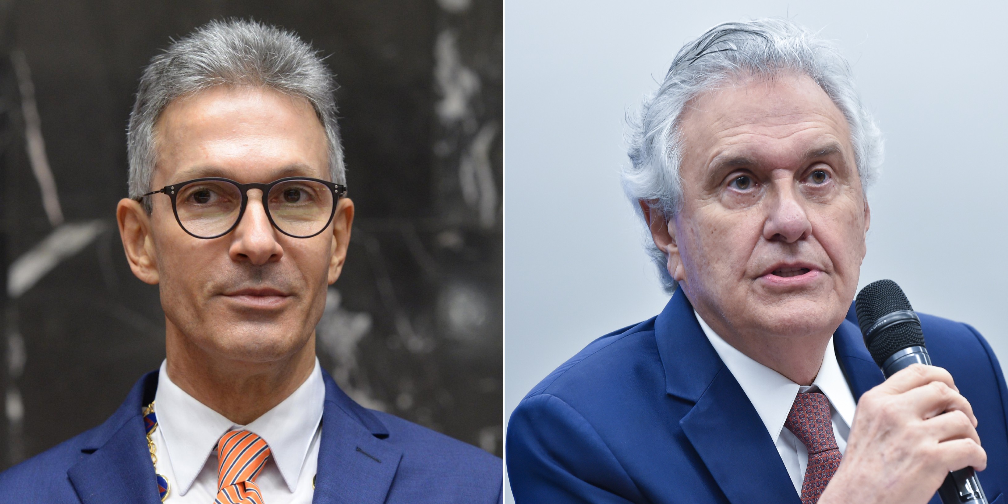 Caiado e Zema abrem conversa sobre aliança no primeiro turno