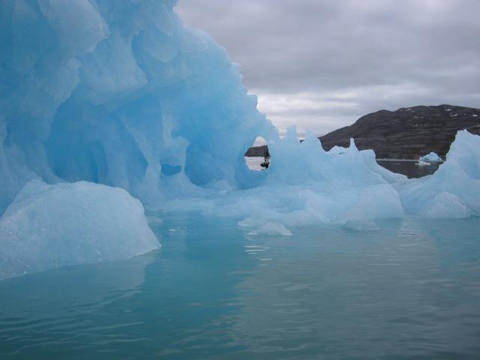 Gelo na região ártica — Foto: Daniela Chiaretti / Valor