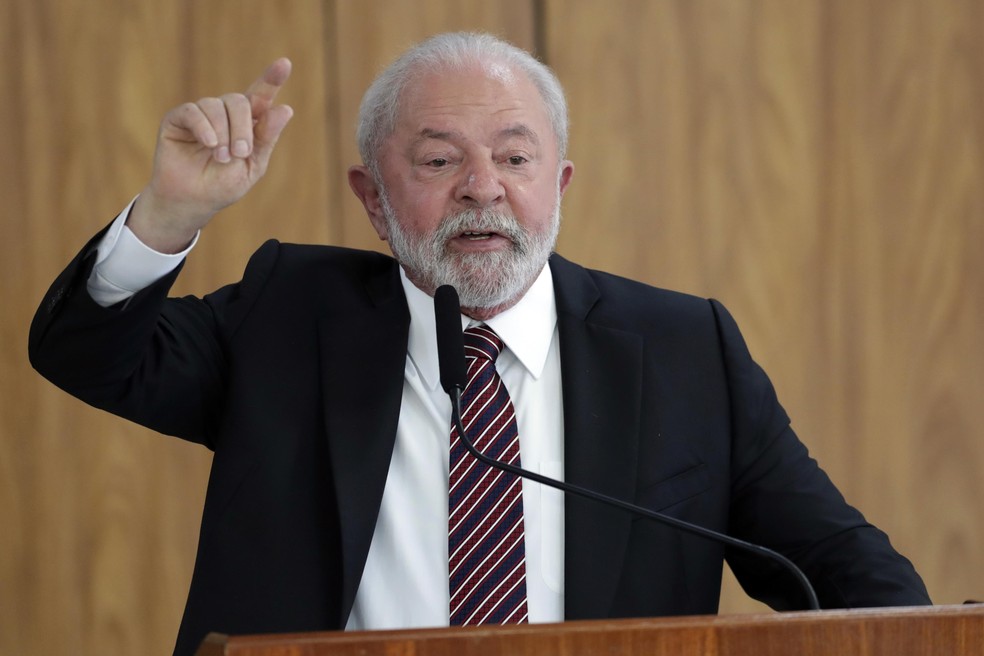 Presidente Luiz Inácio Lula da Silva — Foto: Gustavo Moreno/AP