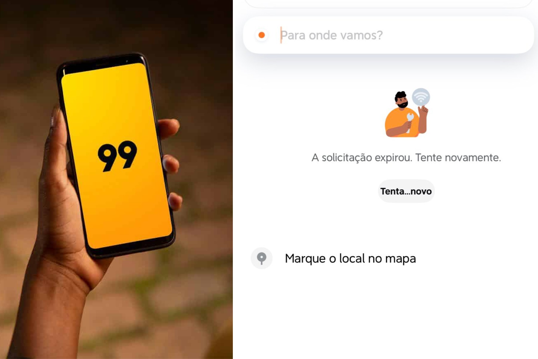 99 fora do ar? Usuários reclamam de instabilidade no aplicativo
