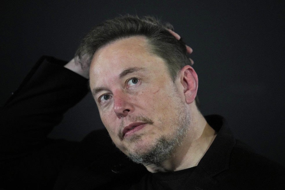 Elon Musk, dono da rede social X — Foto: Kirsty Wigglesworth/AP