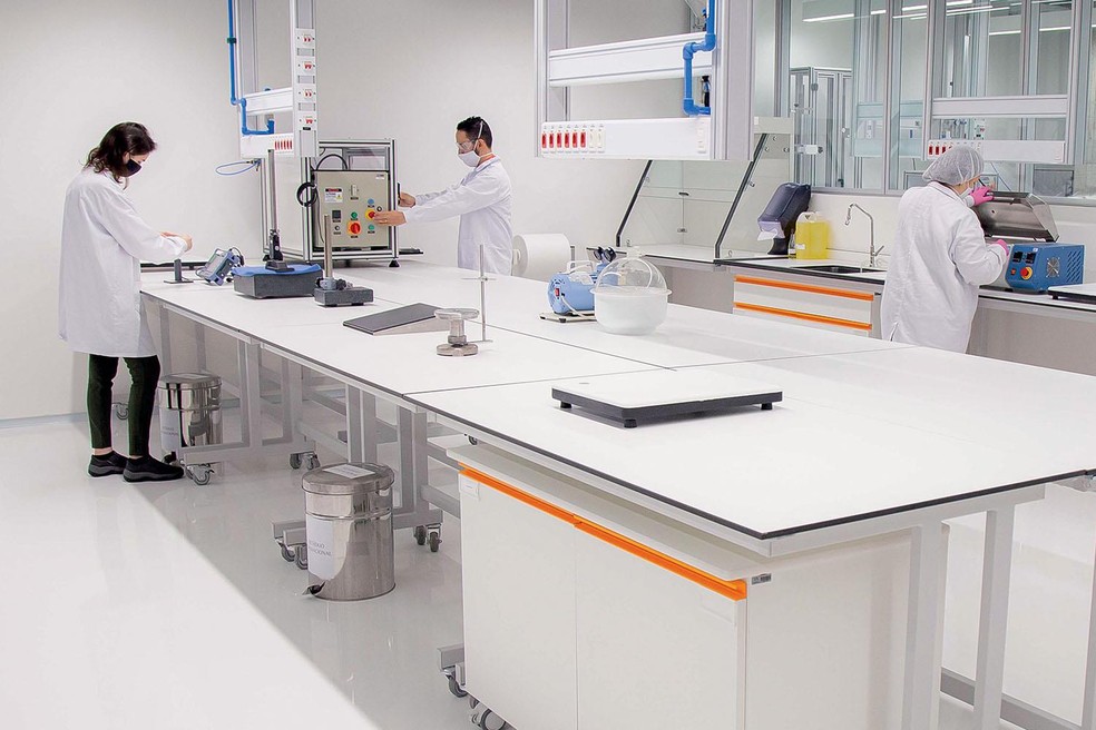 Centros de pesquisa da Natura, como o de Cajamar (SP), buscam novos bioativos e testam processos industriais sustentáveis — Foto: Guilherme Missumi/Divulgação