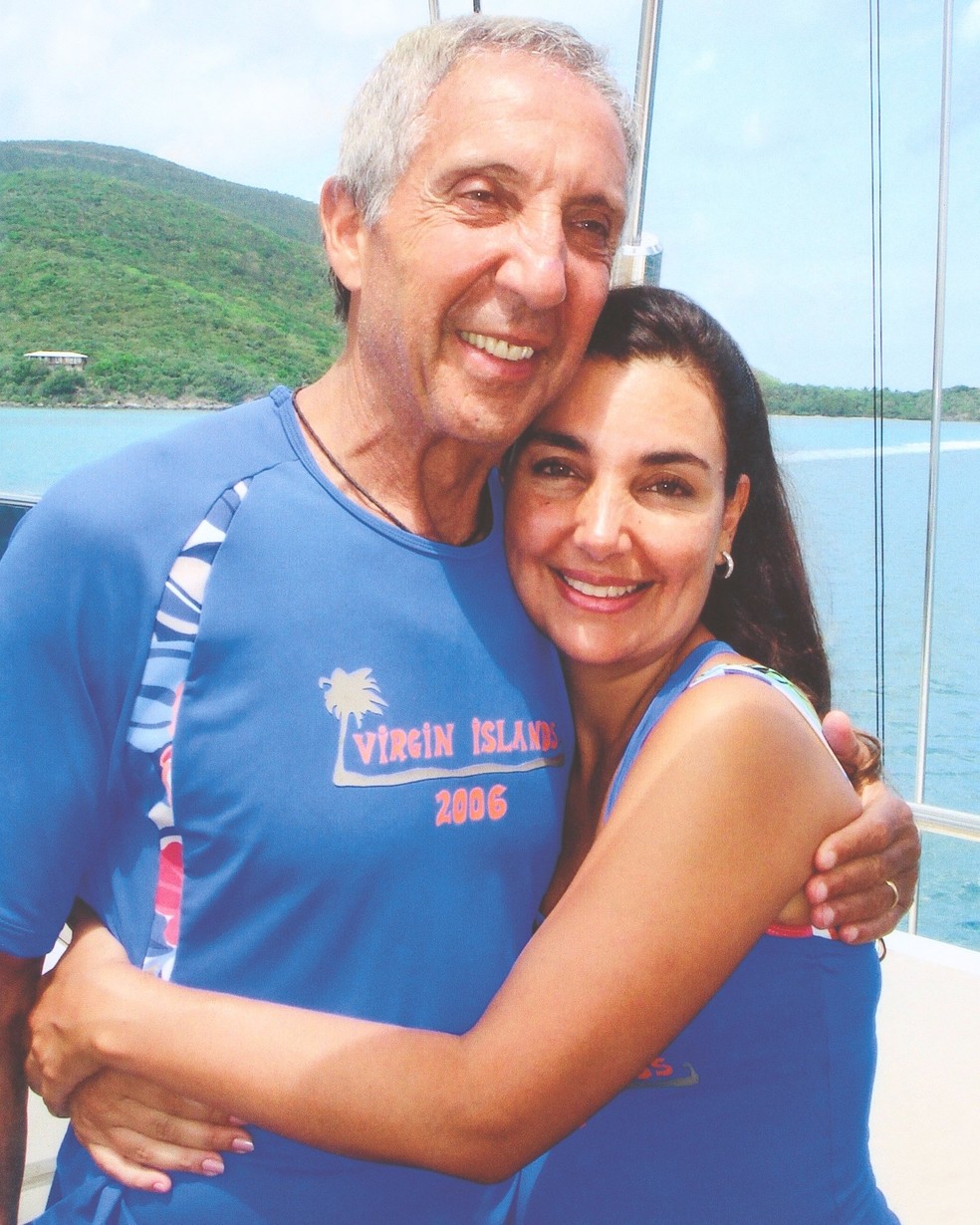 Abilio Diniz e Adriana Diniz — Foto: Reprodução/Facebook