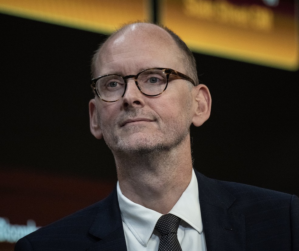 Torsten Sløk: “Em 1999, a idade média de uma empresa em IPO era de cinco anos. Em 2022, era de oito anos, e hoje, de 14 anos” — Foto: Victor J. Blue/Bloomberg