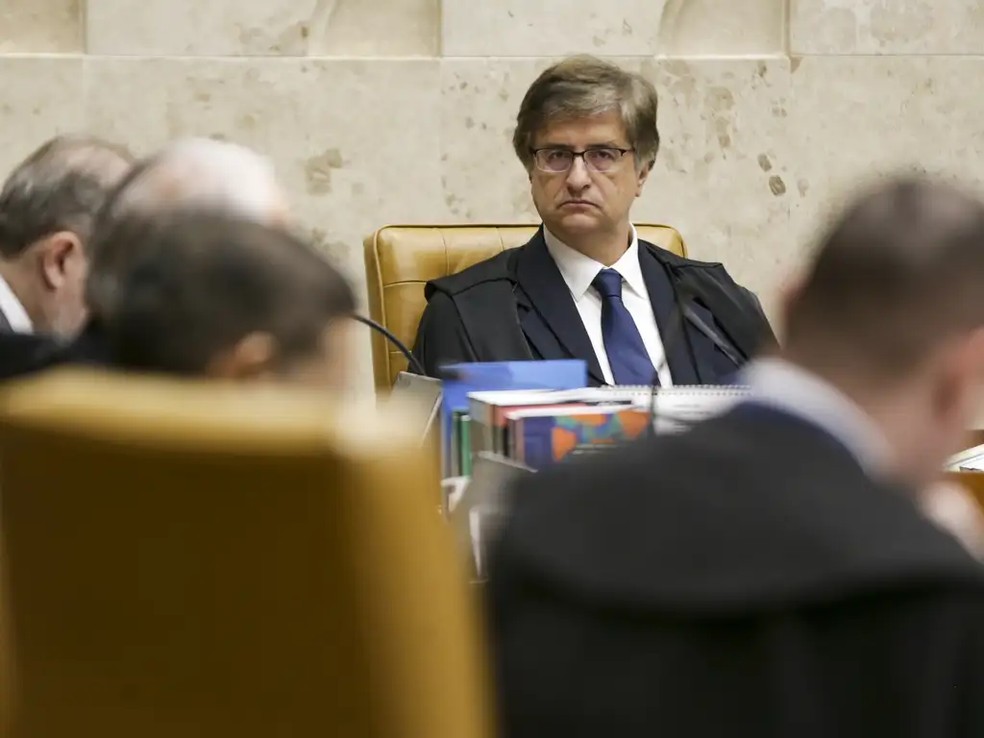 Procurador-geral da República, Paulo Gonet, durante sessão no STF — Foto: Marcelo Camargo/Agência Brasil