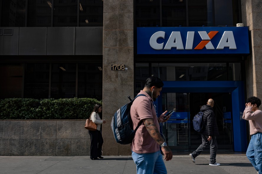 Agência da Caixa em São Paulo