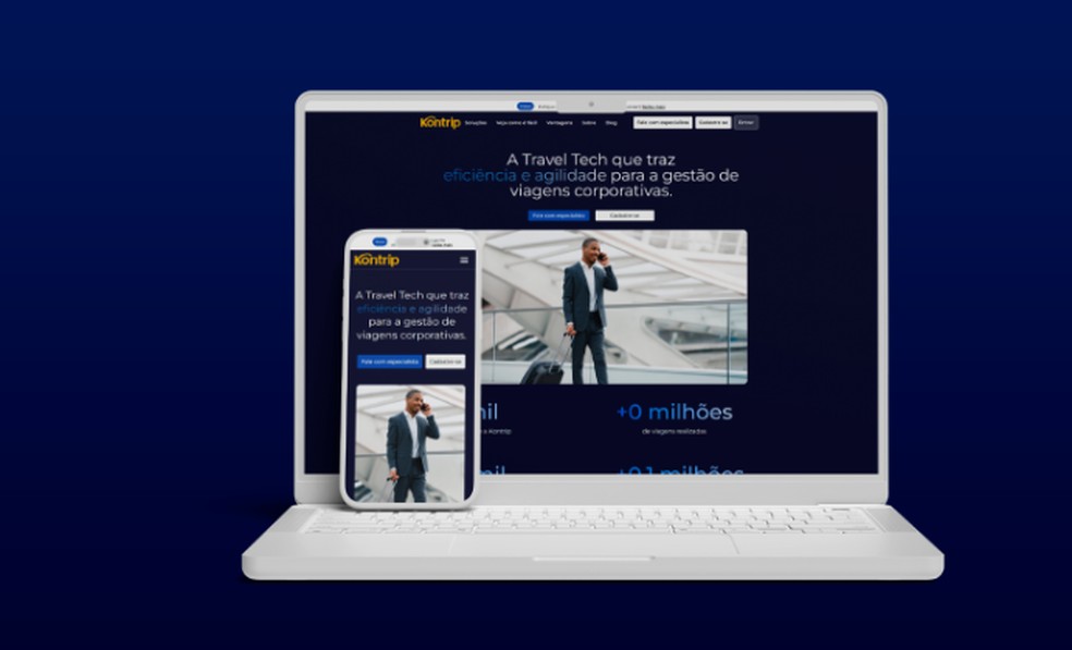 Plataforma Kontrip facilita o controle das despesas de viagens — Foto: Kontrip